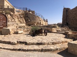 Die Kreuzfahrerburg Karak in Jordanien